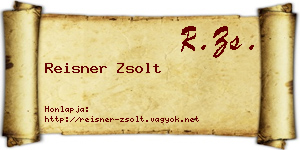 Reisner Zsolt névjegykártya